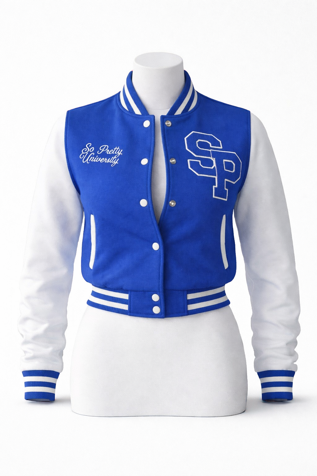 Blue SPU Varsity Jacket
