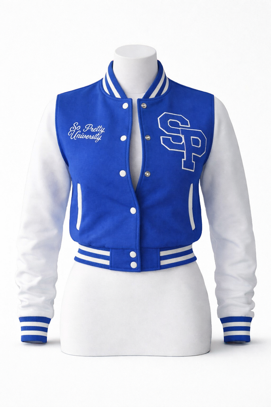 Blue SPU Varsity Jacket