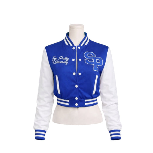 Blue SPU Varsity Jacket