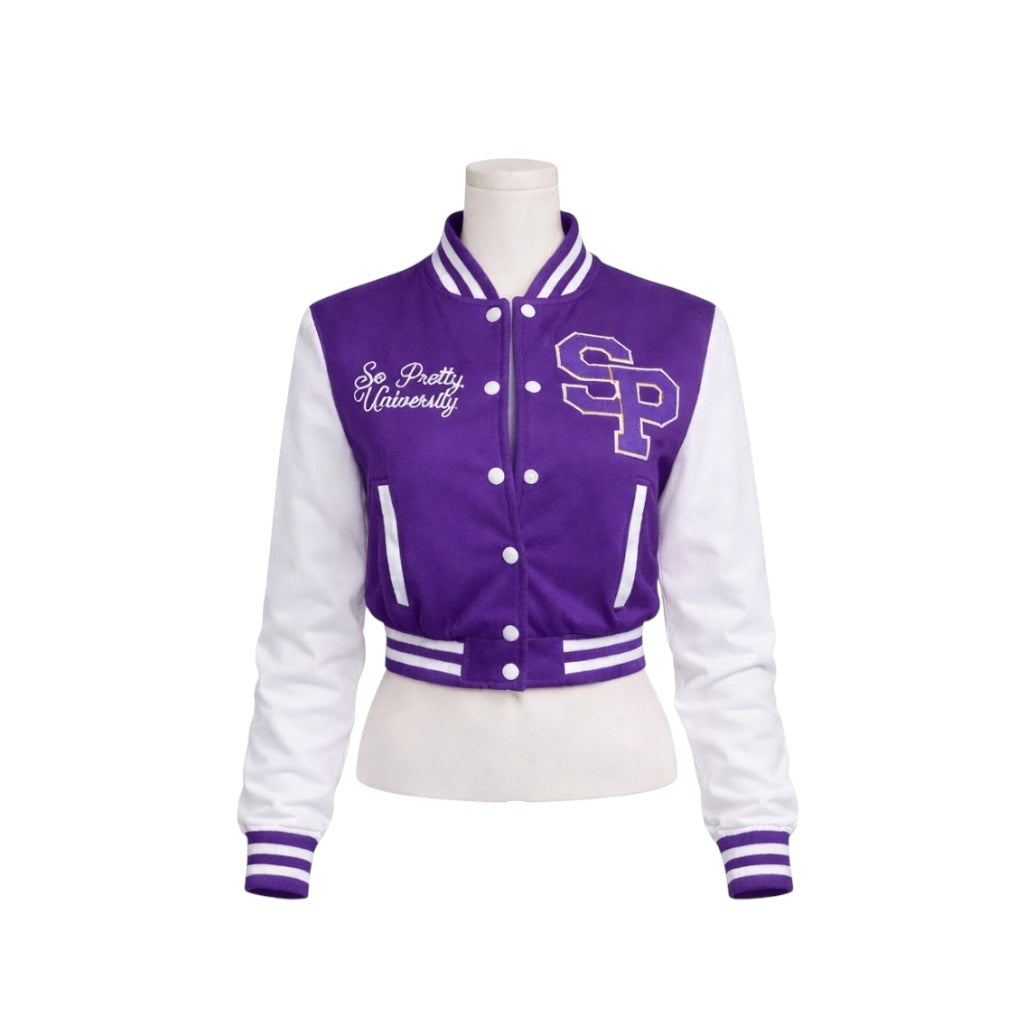Purple SPU Varsity Jacket